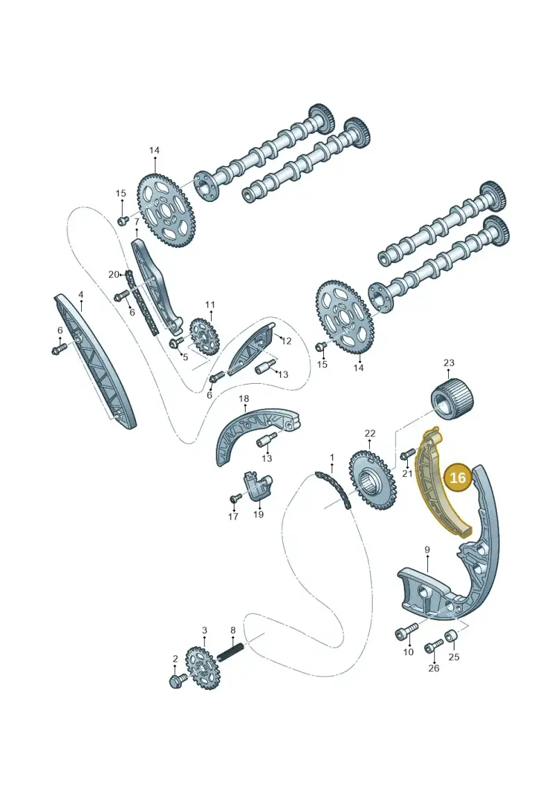 059109509D Audi Slide Rail
