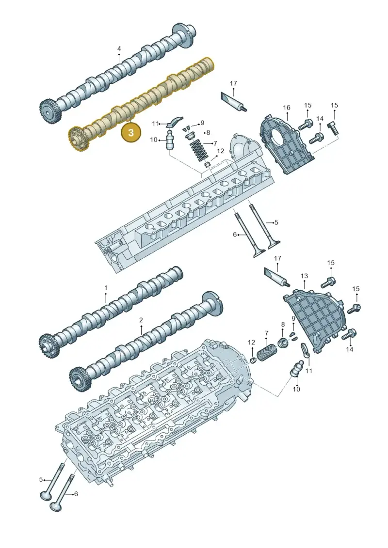 05A109009A Volkswagen Camshaft