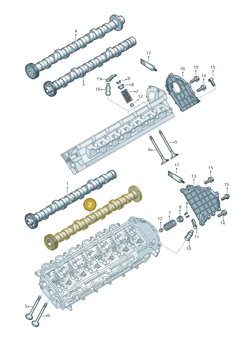 05A109022 Volkswagen Camshaft