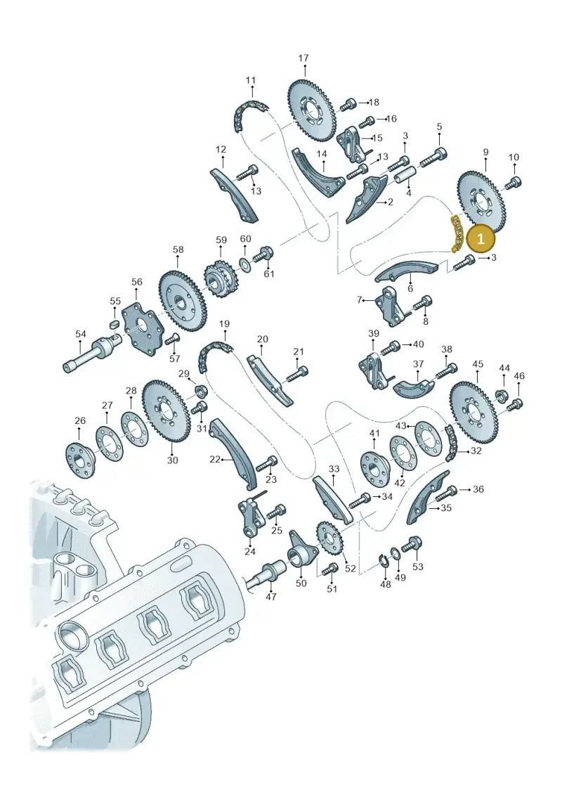05A109229 Volkswagen Timing Chain