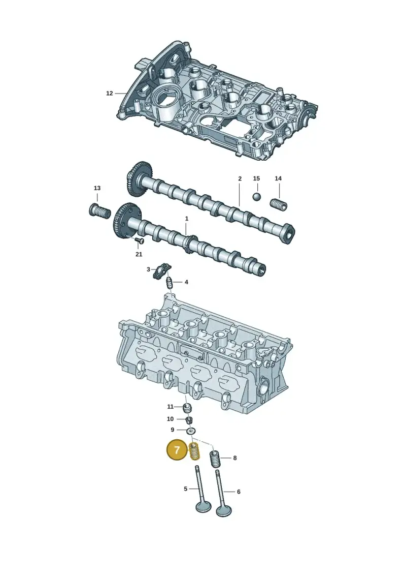 06F109623H Audi Valve Spring