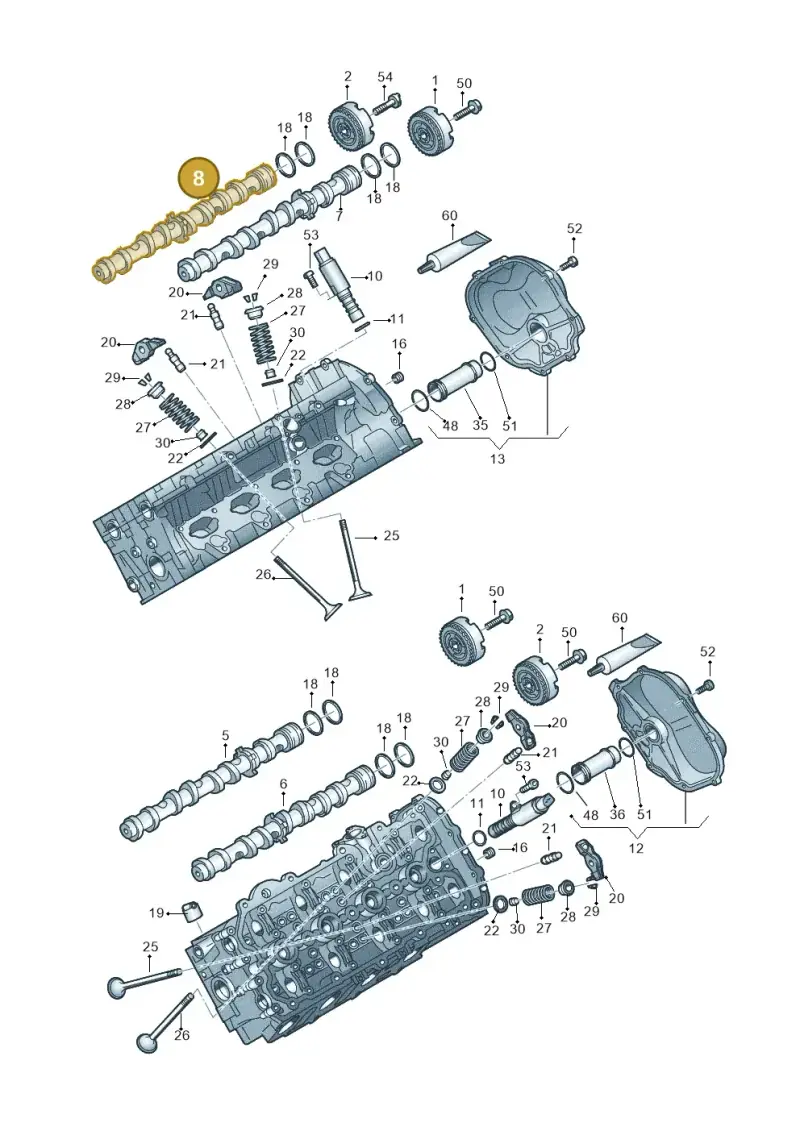 079109003GQ Volkswagen Camshaft