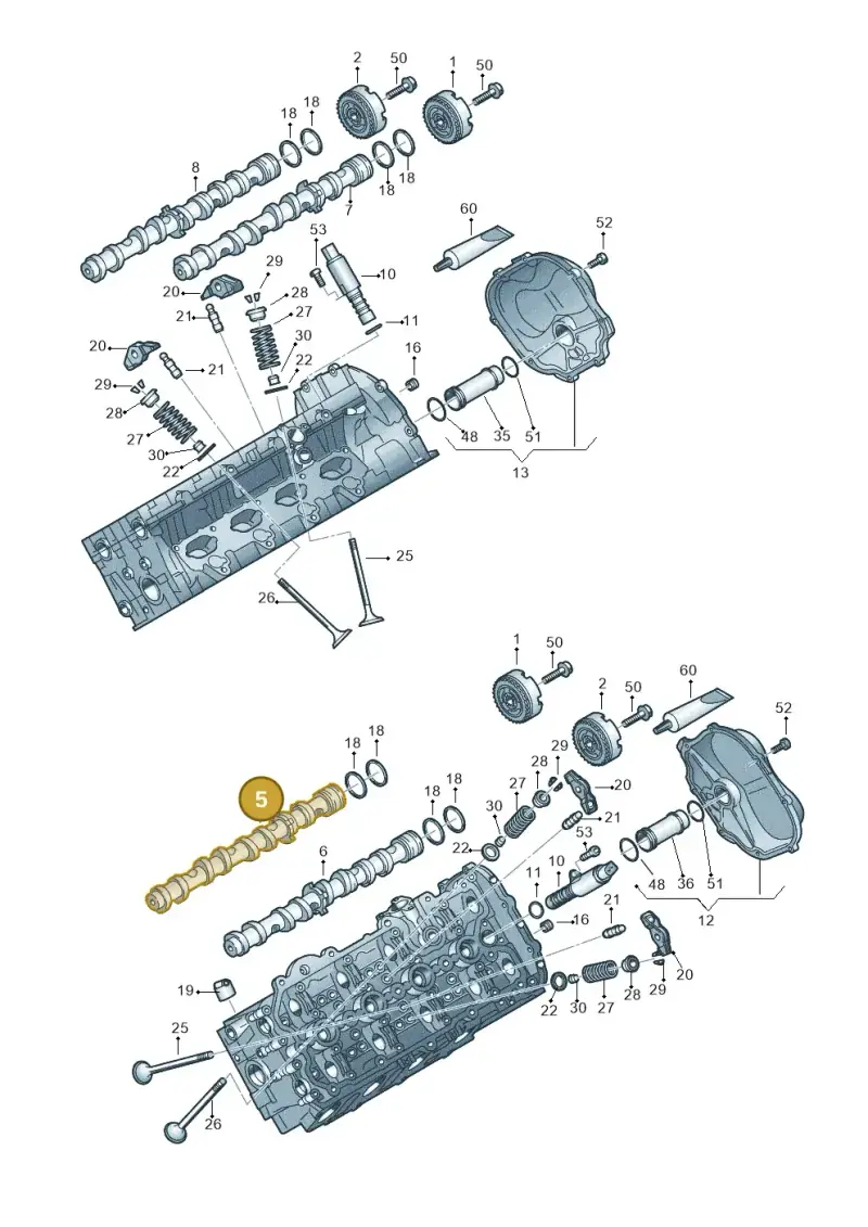 079109101DN Volkswagen Camshaft