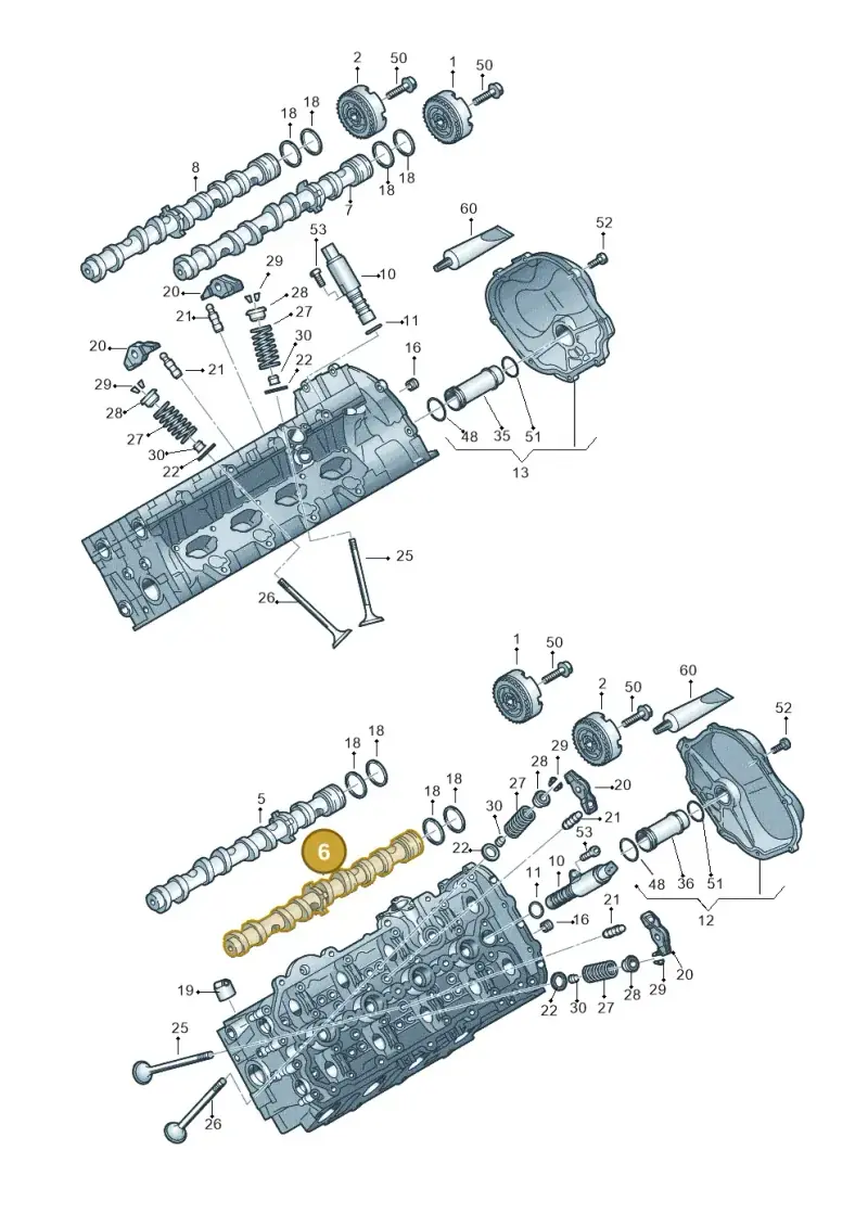 079109102FB Volkswagen Camshaft