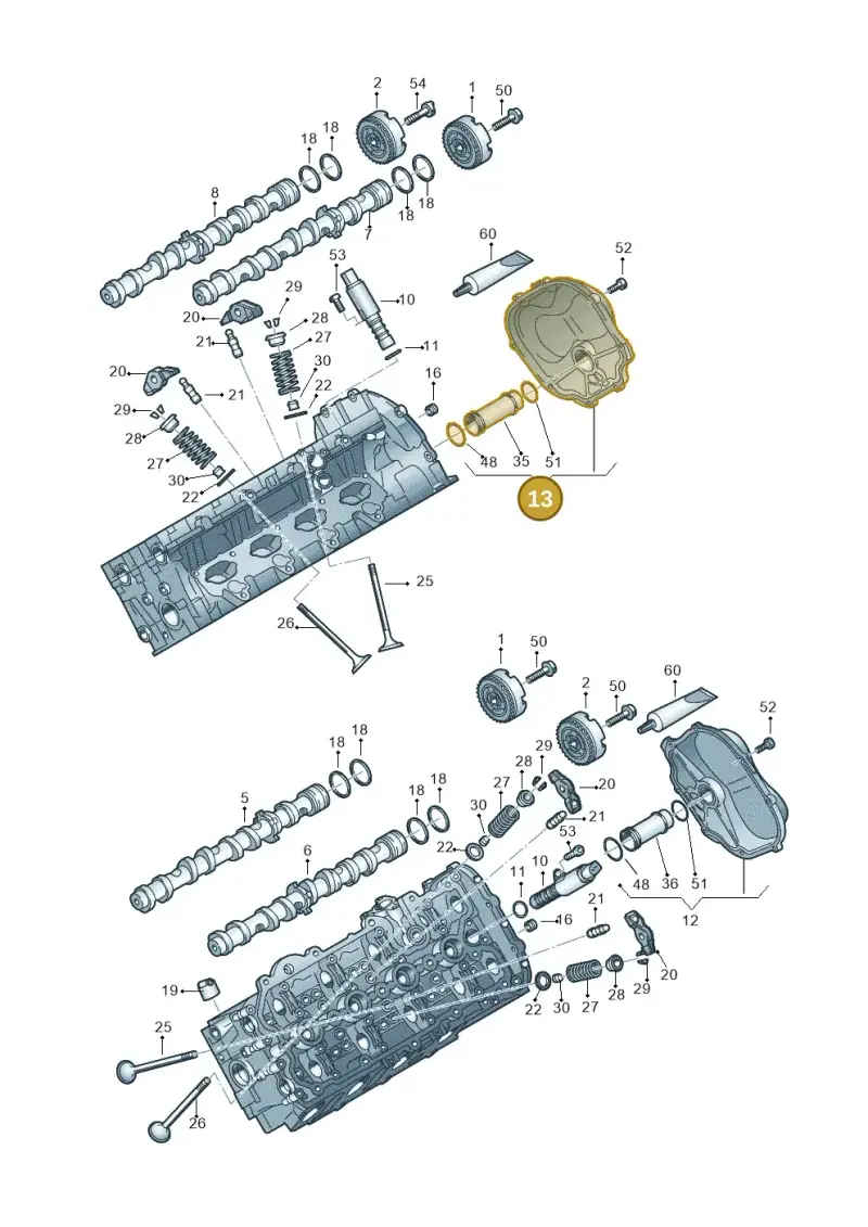 079109284Q Volkswagen Timing Chain Cover