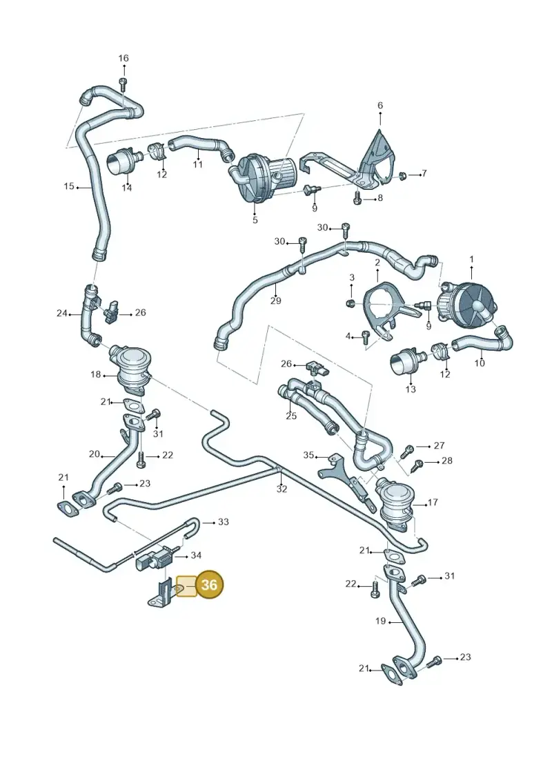 079131327 Audi Bracket