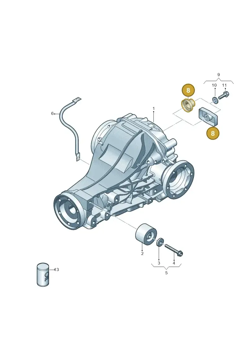 0BC525526 VAG Anti-Vibration Mass