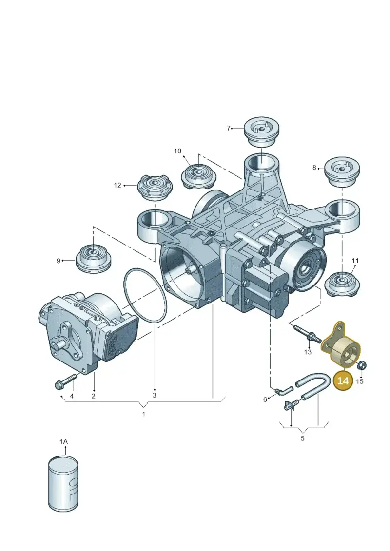 0CQ525526 Audi Anti-Vibration Mass