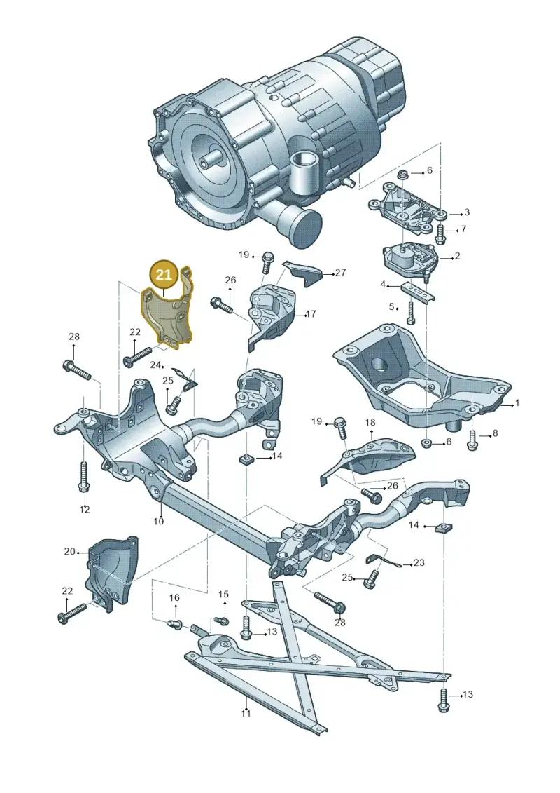 8K0399060 Audi Support Bracket