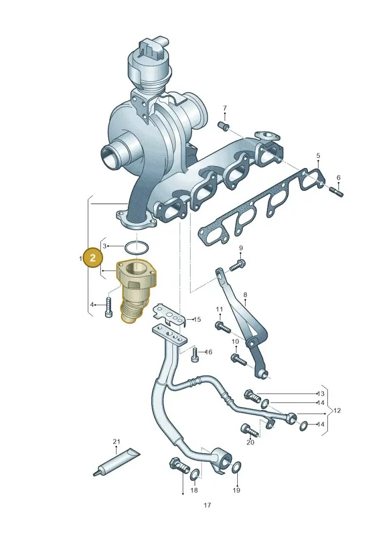 03L131111R Volkswagen Damper