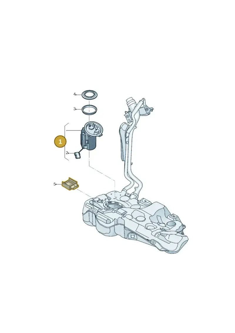 3QF919087F Volkswagen Fuel Pump