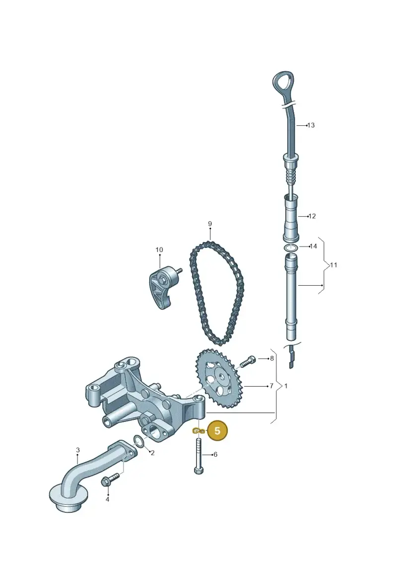 N0122345 Volkswagen Spring Washer