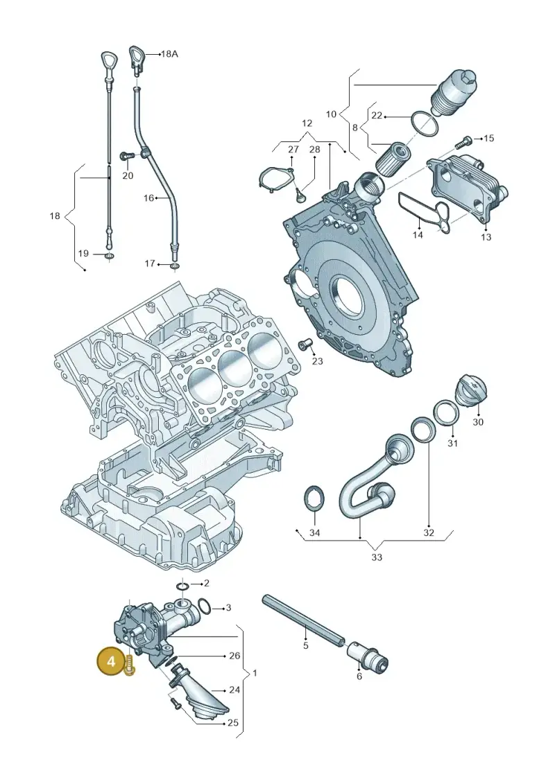 N10612801 Volkswagen Hexagon Socket Bolt
