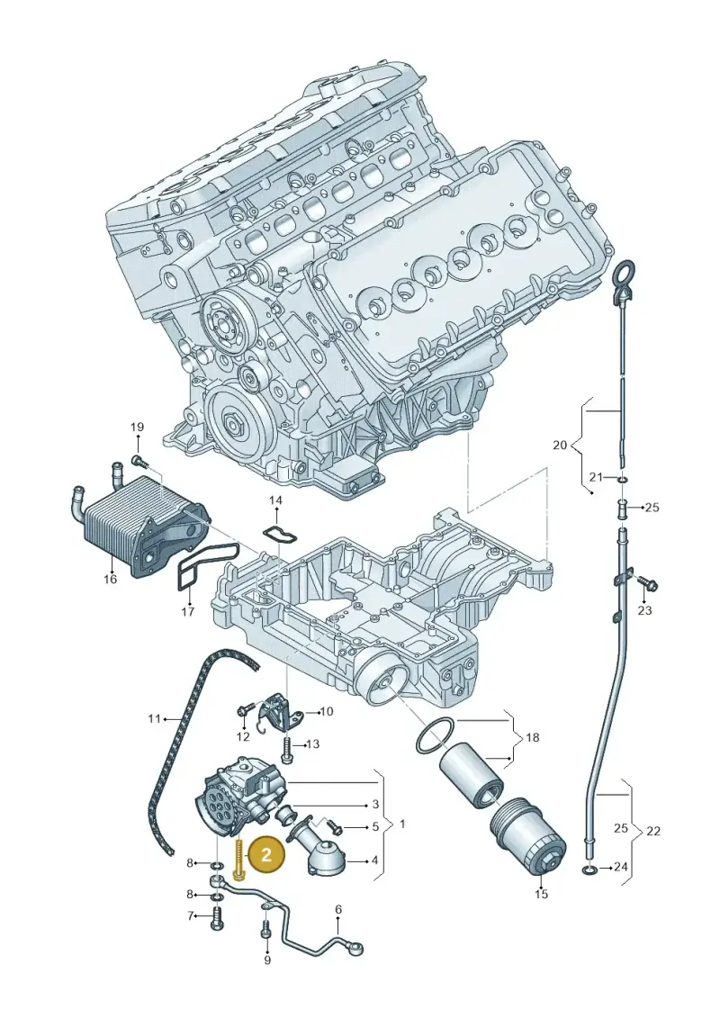 N10628001 Volkswagen Collared Bolt