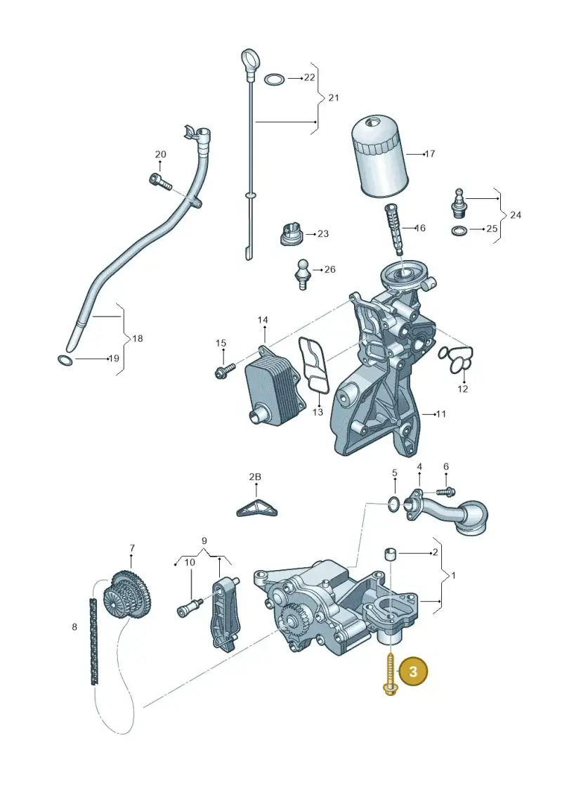 N90366101 Volkswagen Oval Hexagon Bolt