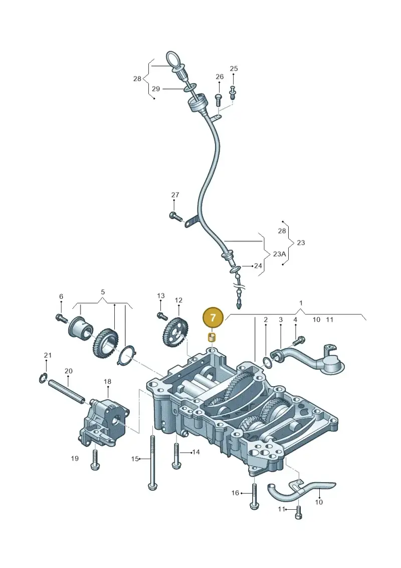 N90820801 Volkswagen Dowel Sleeve