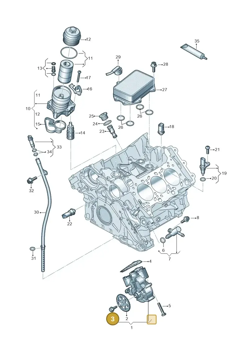 WHT008061 Volkswagen Oval Head Bolt