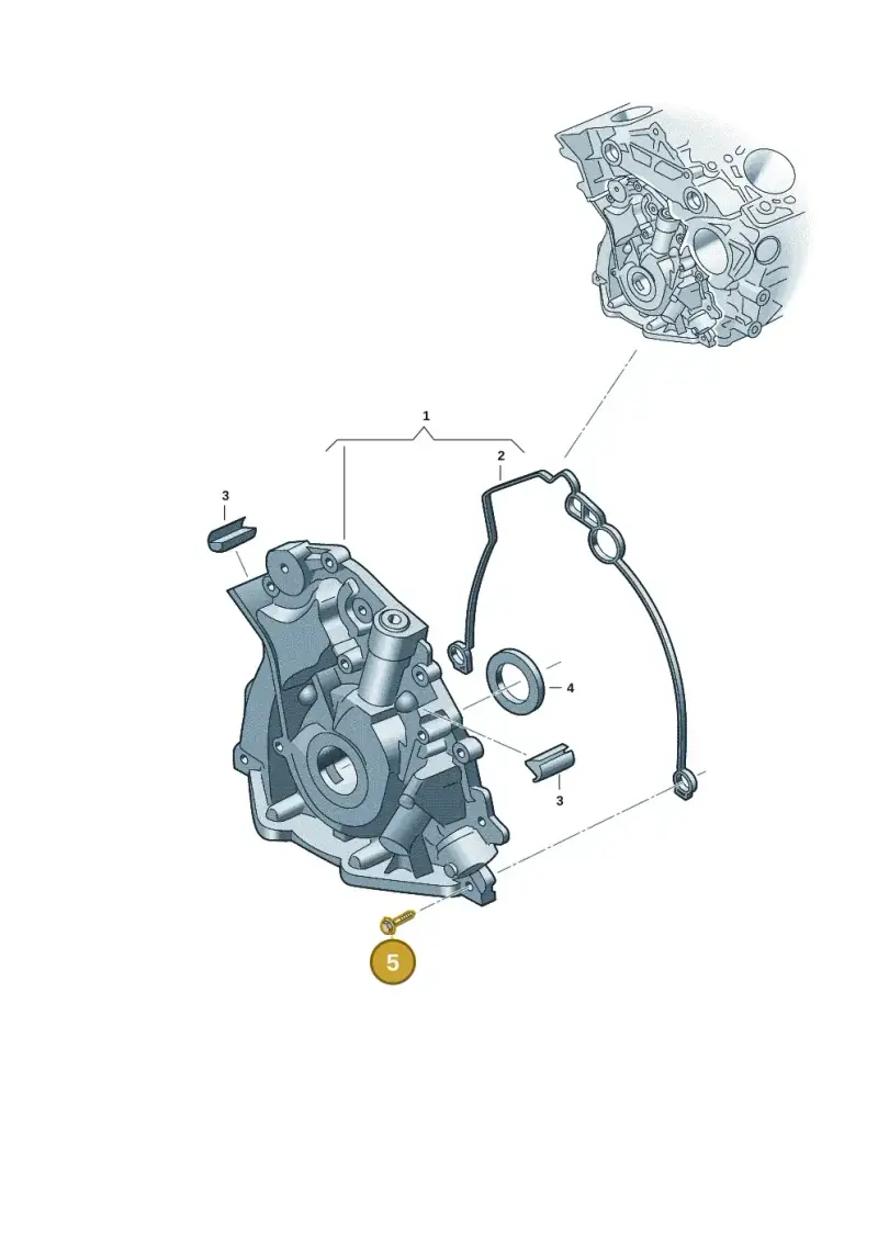 WHT010368 Volkswagen Engine Component Pin