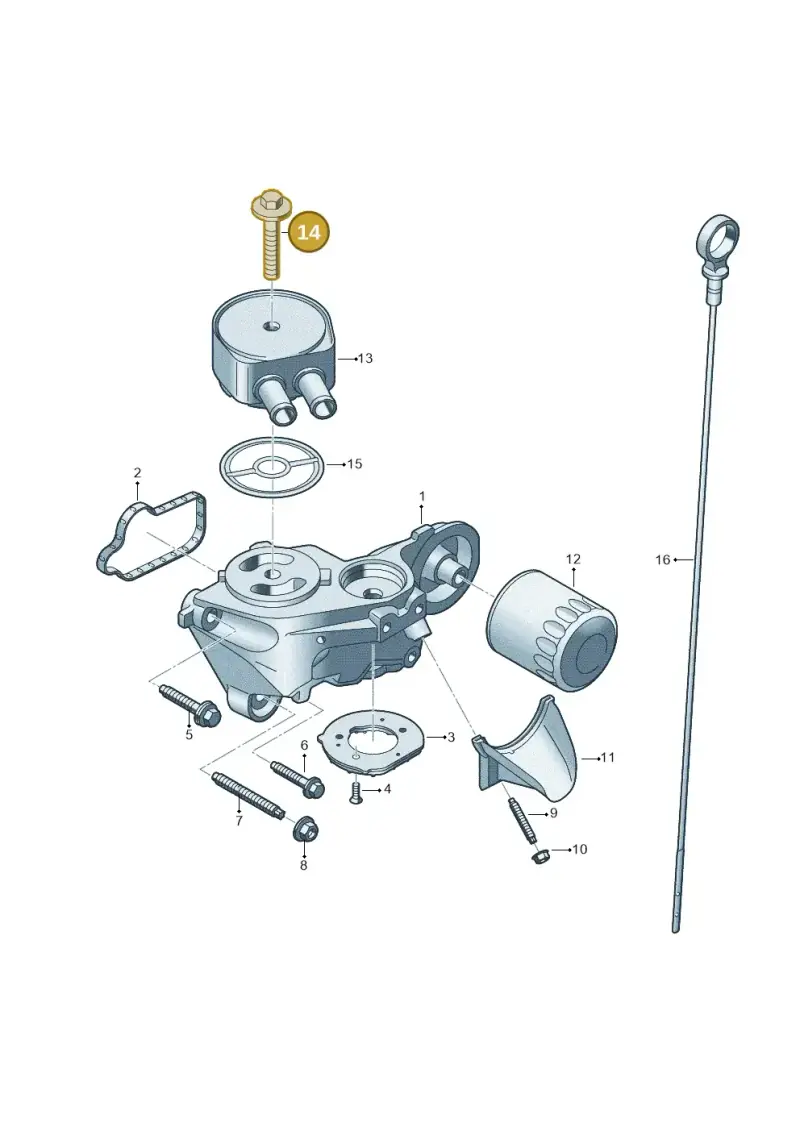 WHT010633 Volkswagen Pin