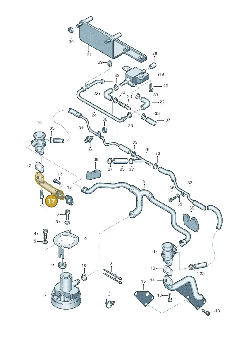 078131166J Audi Adapter