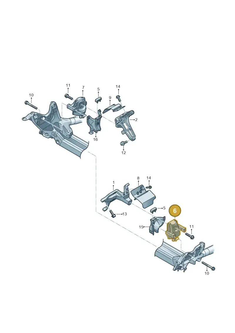 4G0199381LC Audi Hydro-Mounting