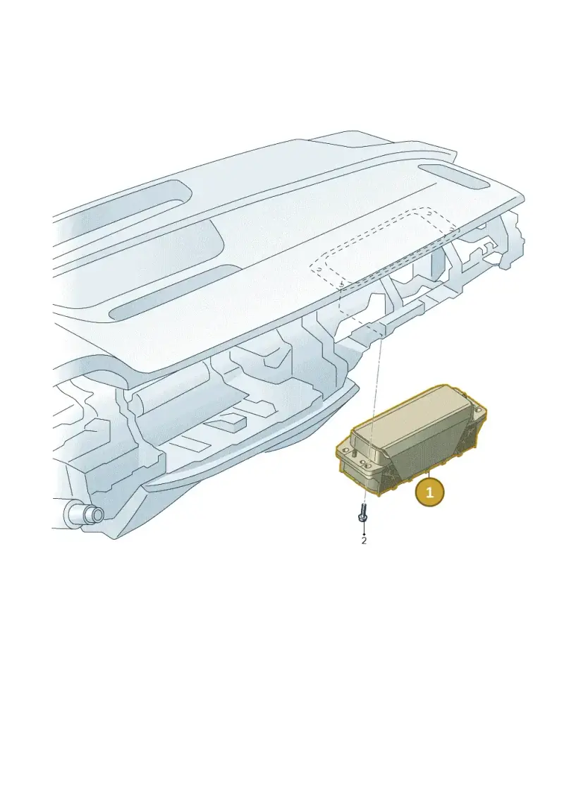 8W0880204L Audi Airbag Unit