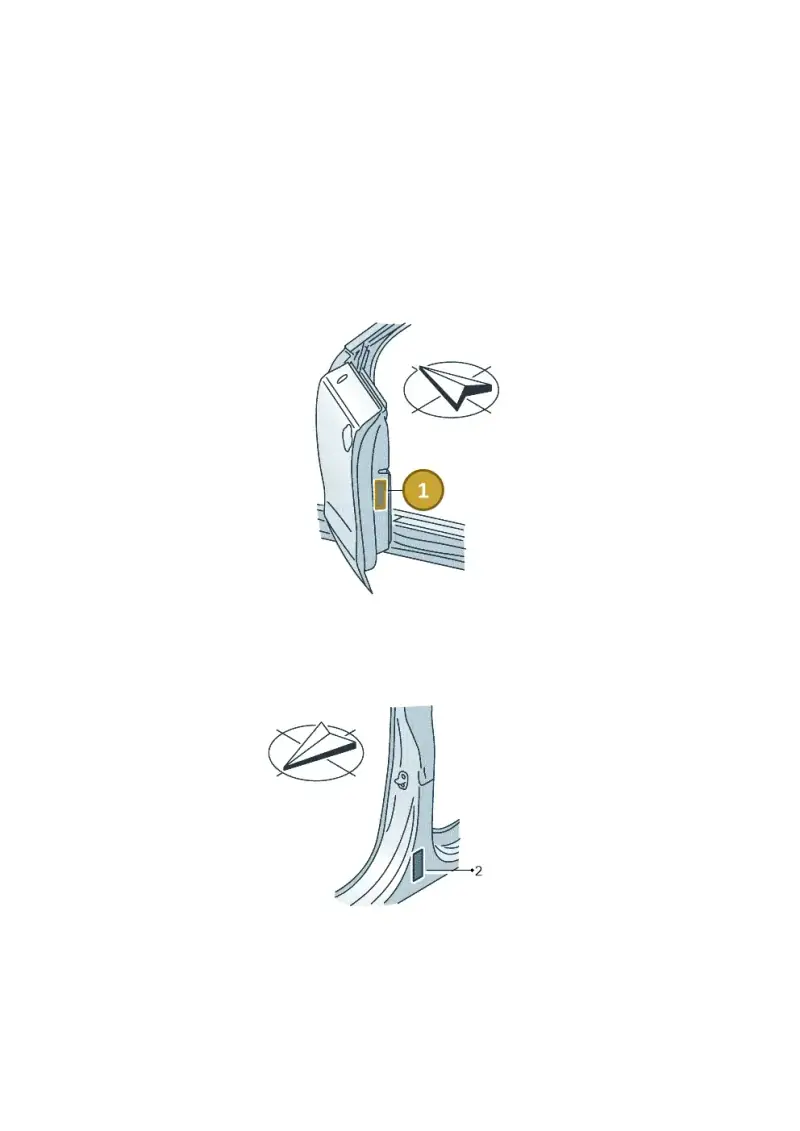 8W8010502L Audi Data Plate for Tyre Pressure
