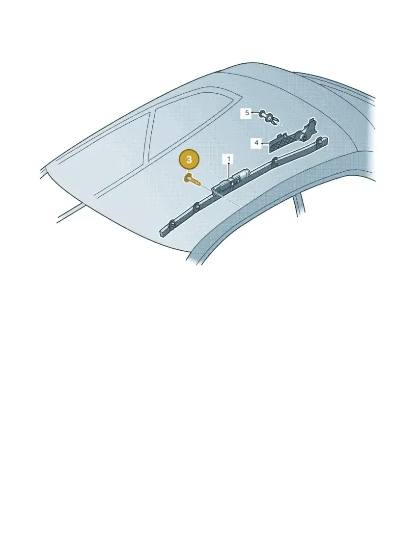 8X4880742C Audi Head Airbag Unit