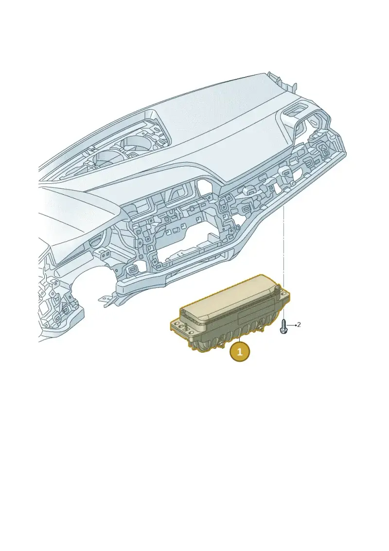 8Y0880204G Audi Airbag Unit