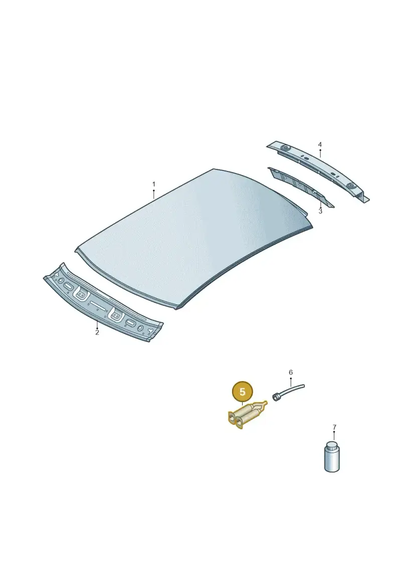 DA180A00A2 Audi 2-Pack Epoxy Adhesive