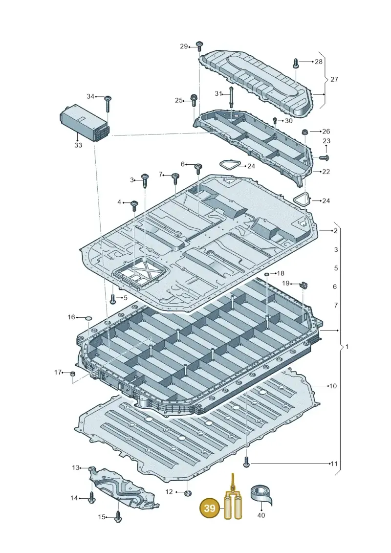 DG00020M2 Audi 2K Heat-Conducting Paste