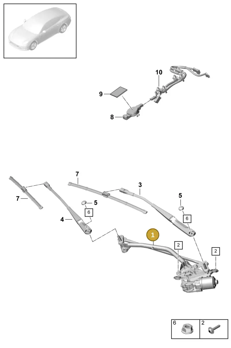 971955024A Porsche Crank Drive
