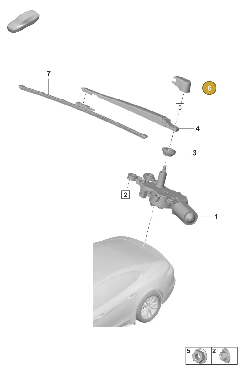 971955435 Porsche Cover Cap