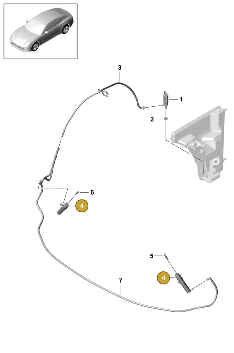 971955965 Porsche Vent
