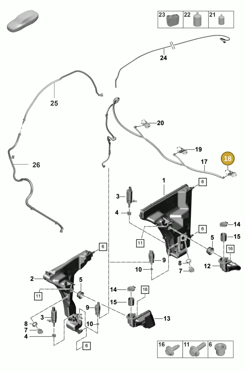 971955985 Porsche Water Jet