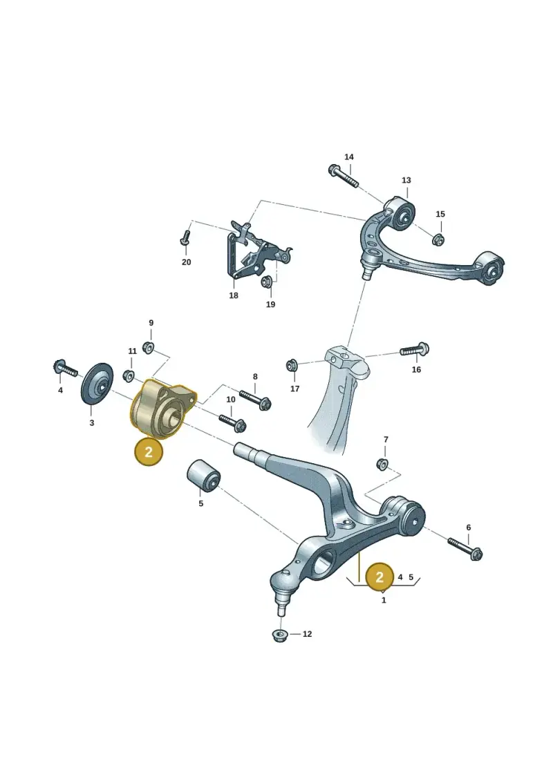 976407183 Porsche Hydro-Mounting