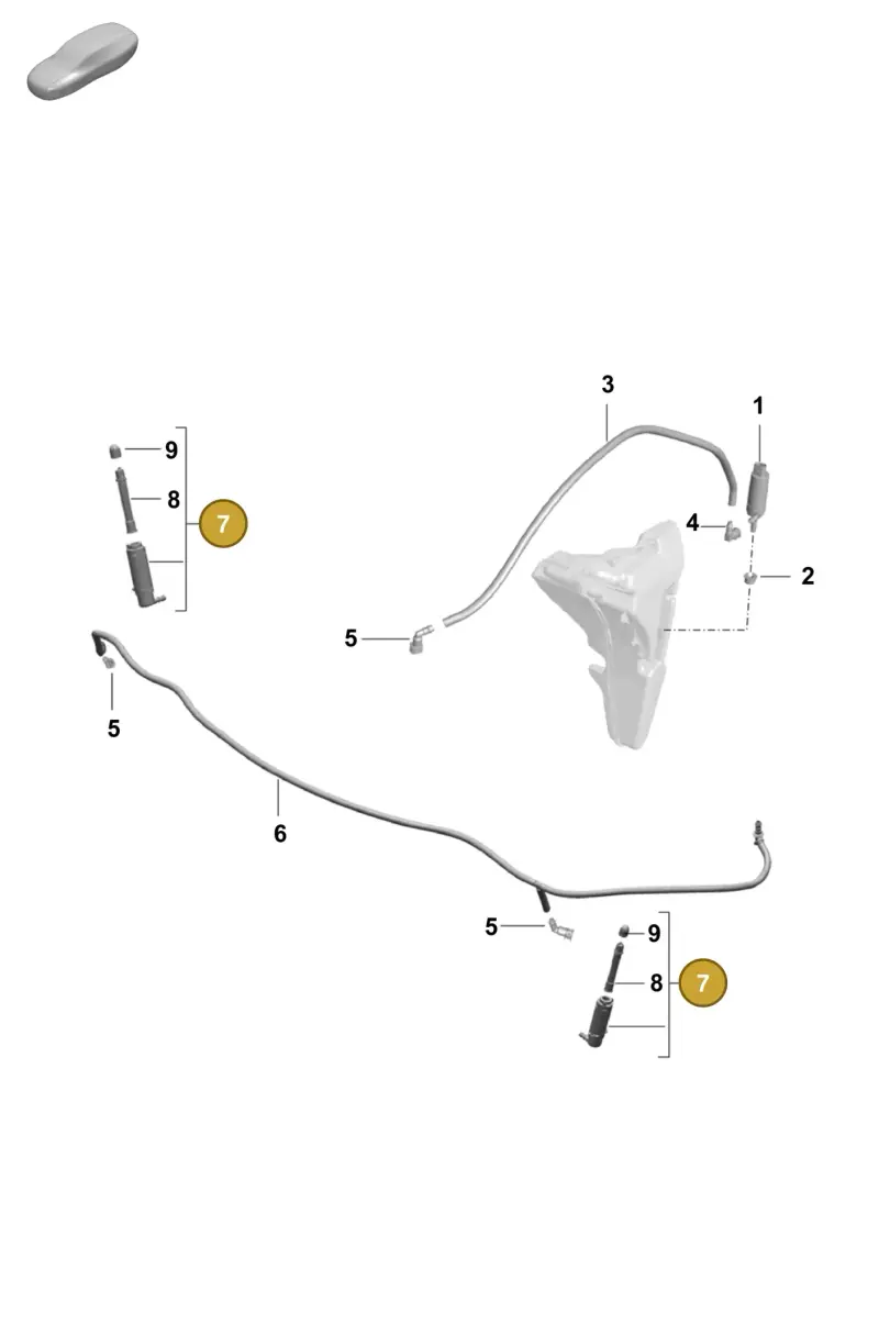 99162816701 Porsche Vent