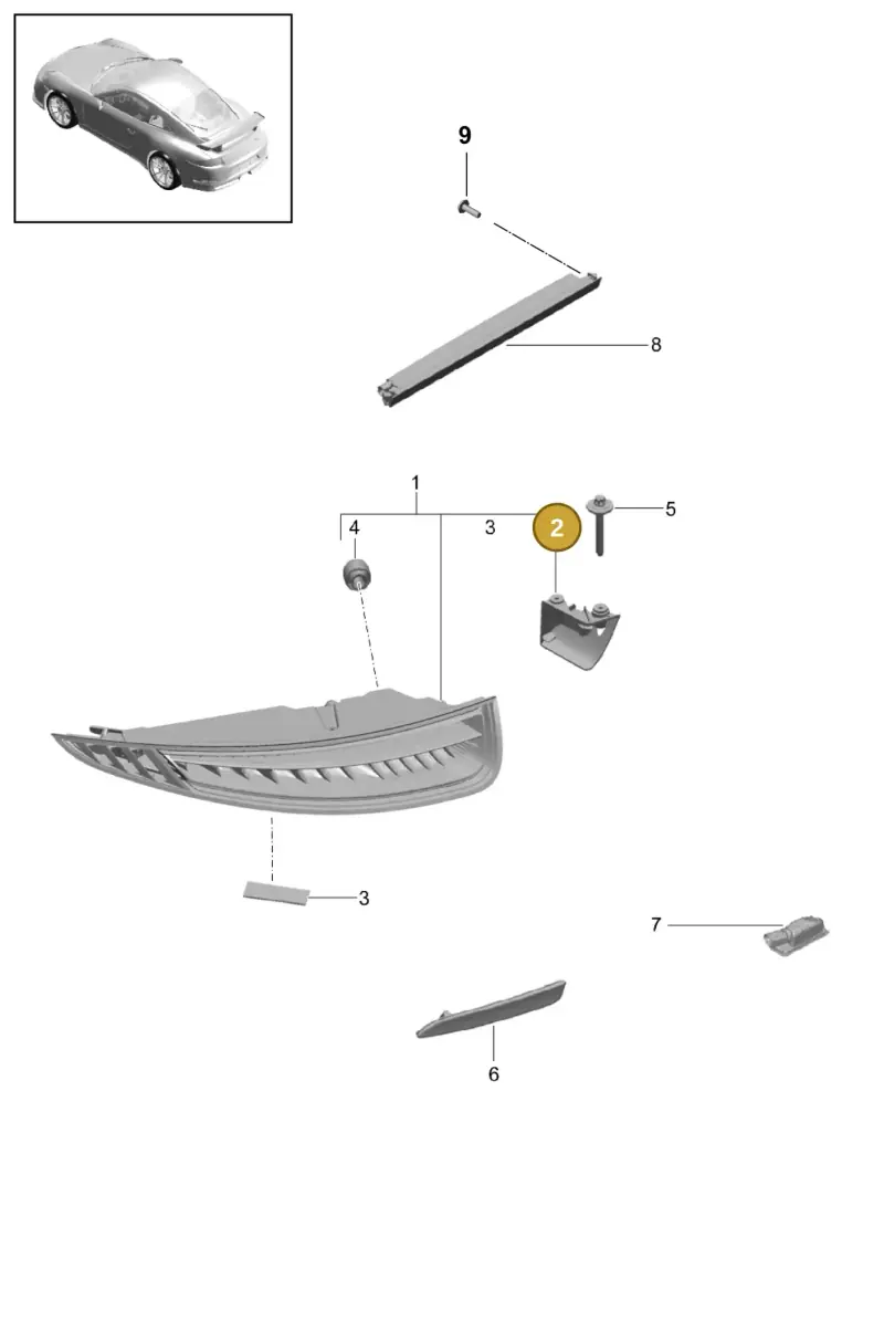 99163192600 Porsche Repair Set