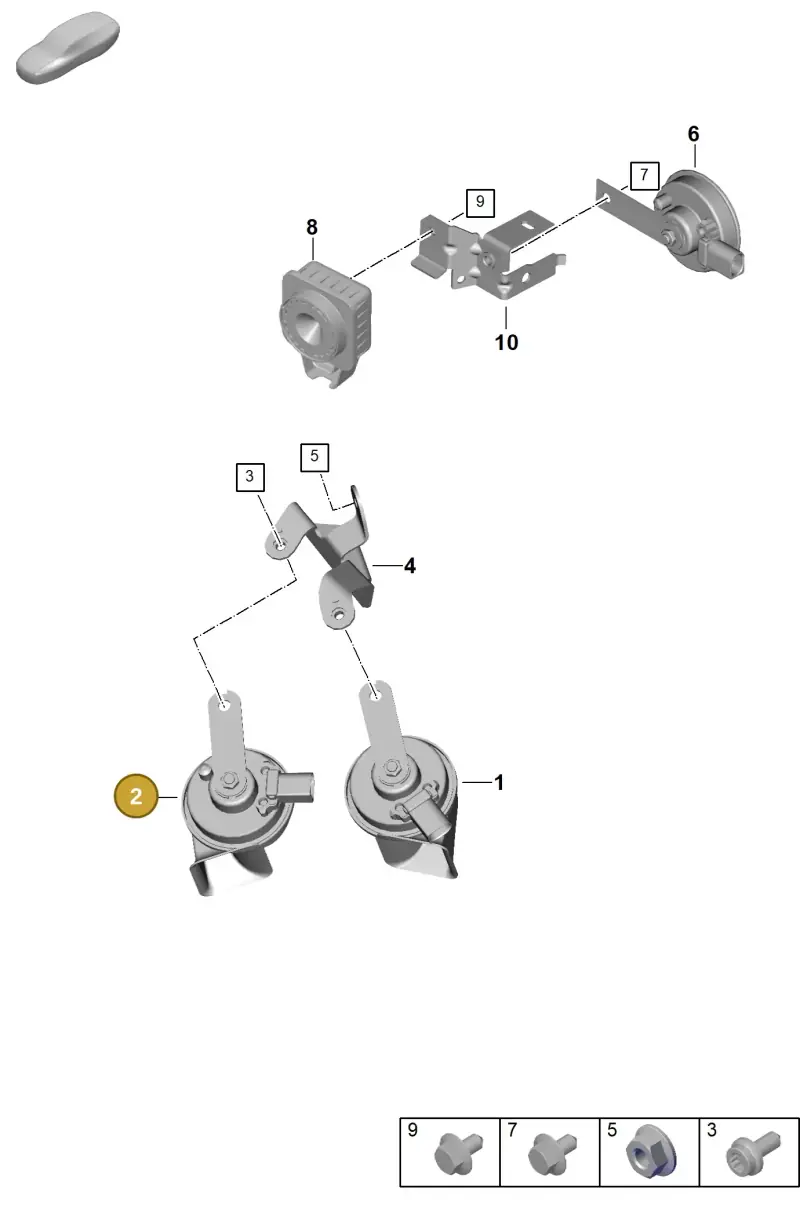 992951211B Porsche Fanfare