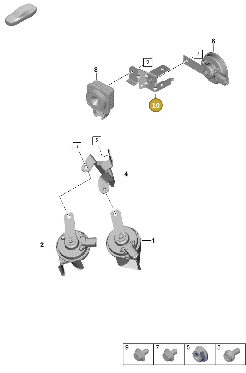 992951227A Porsche Bracket