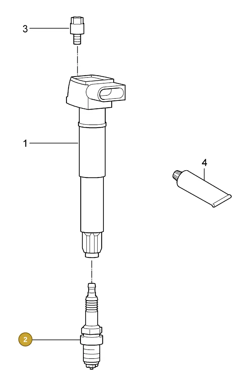 99917013090 Porsche Spark Plug