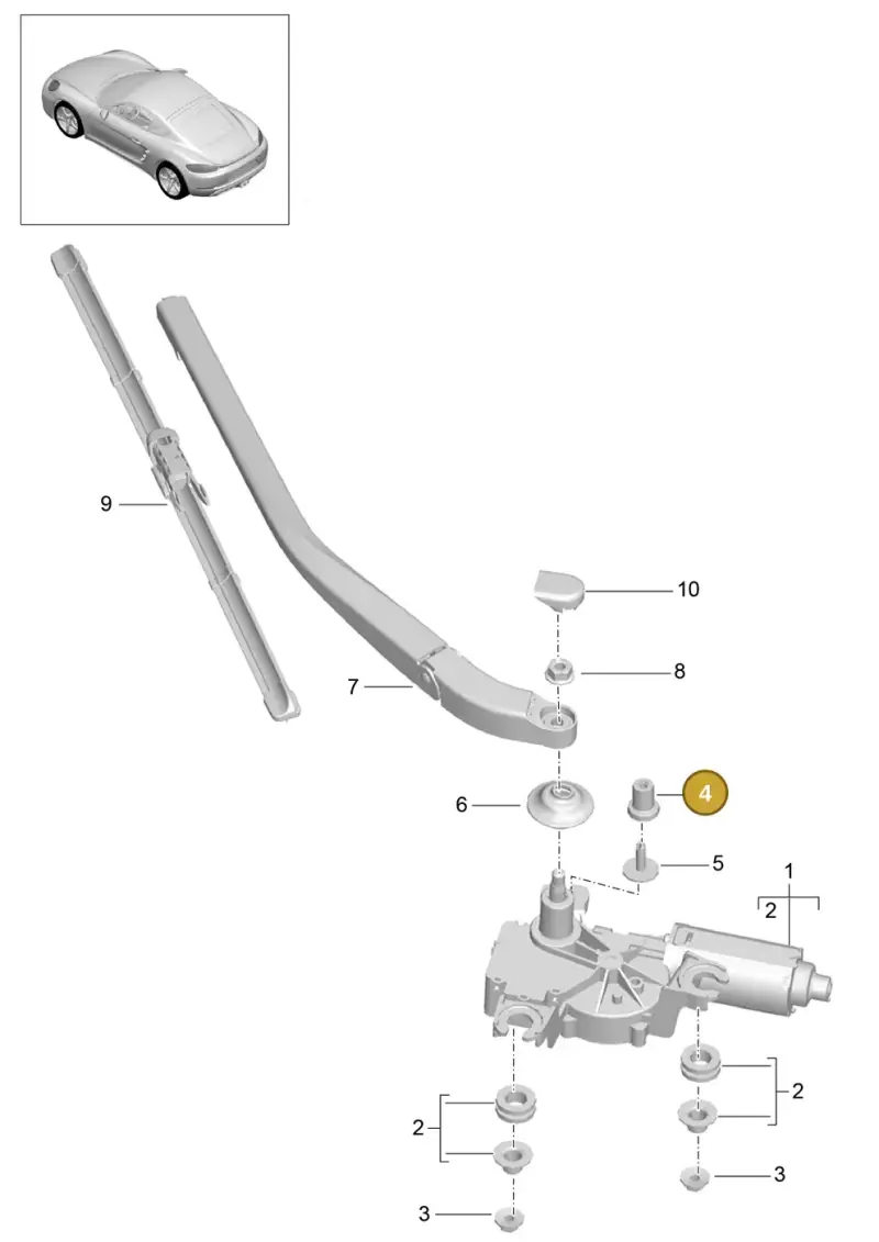 99950018300 Porsche Press Insert Nut