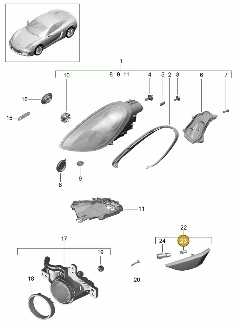 99963113890 Porsche Bulb