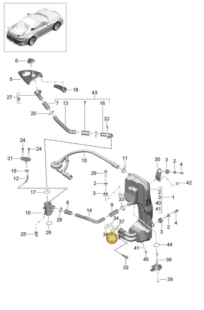 99970766440 Porsche O-Ring