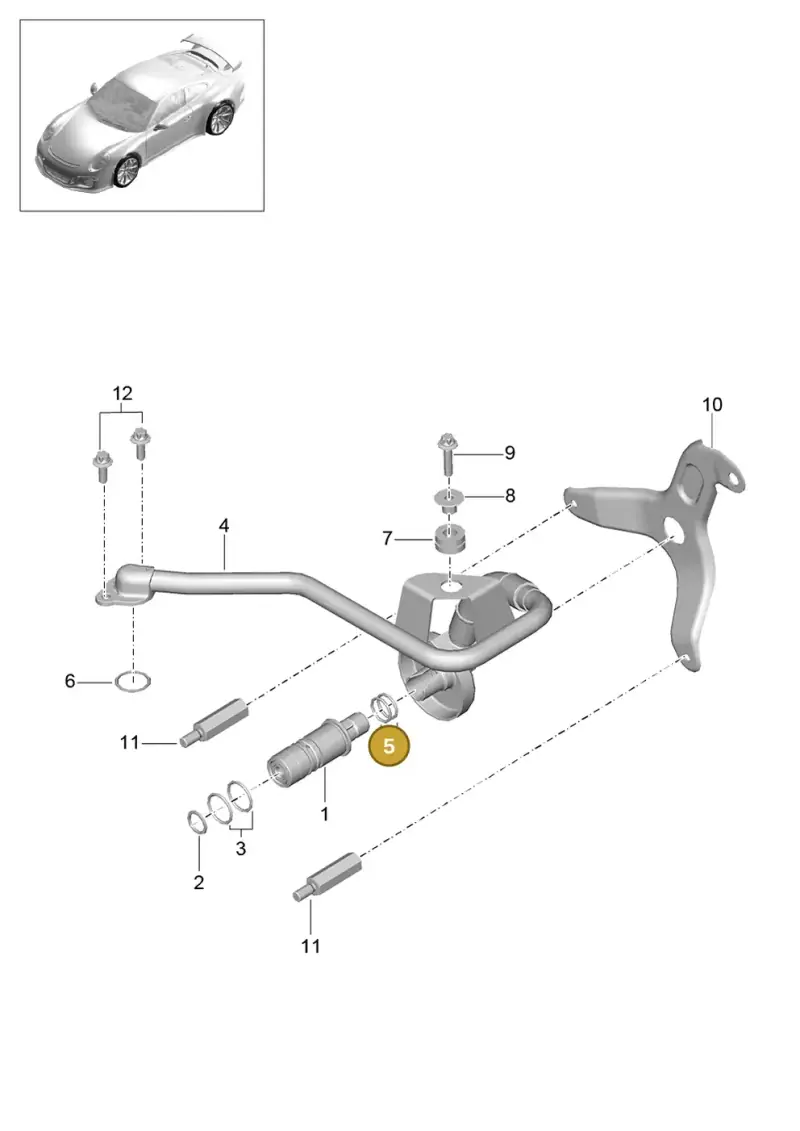 99970769940 Porsche O-Ring