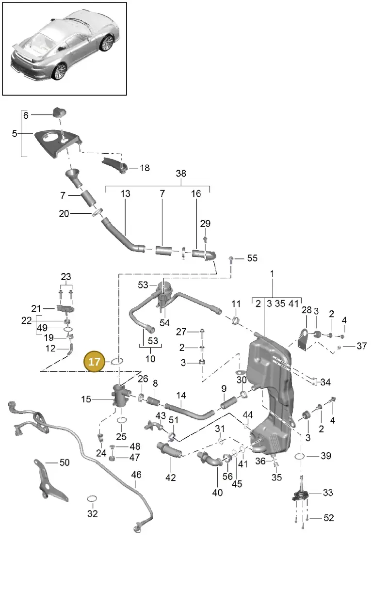 99970771201 Porsche O-Ring