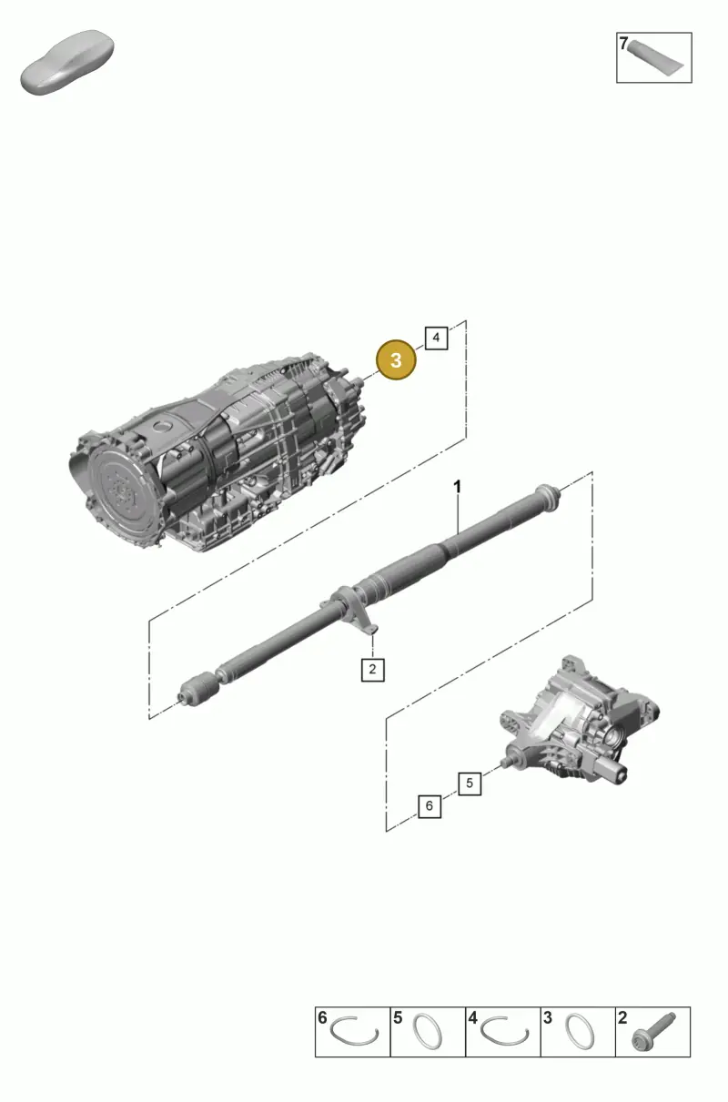 9A700489400 Porsche O-Ring