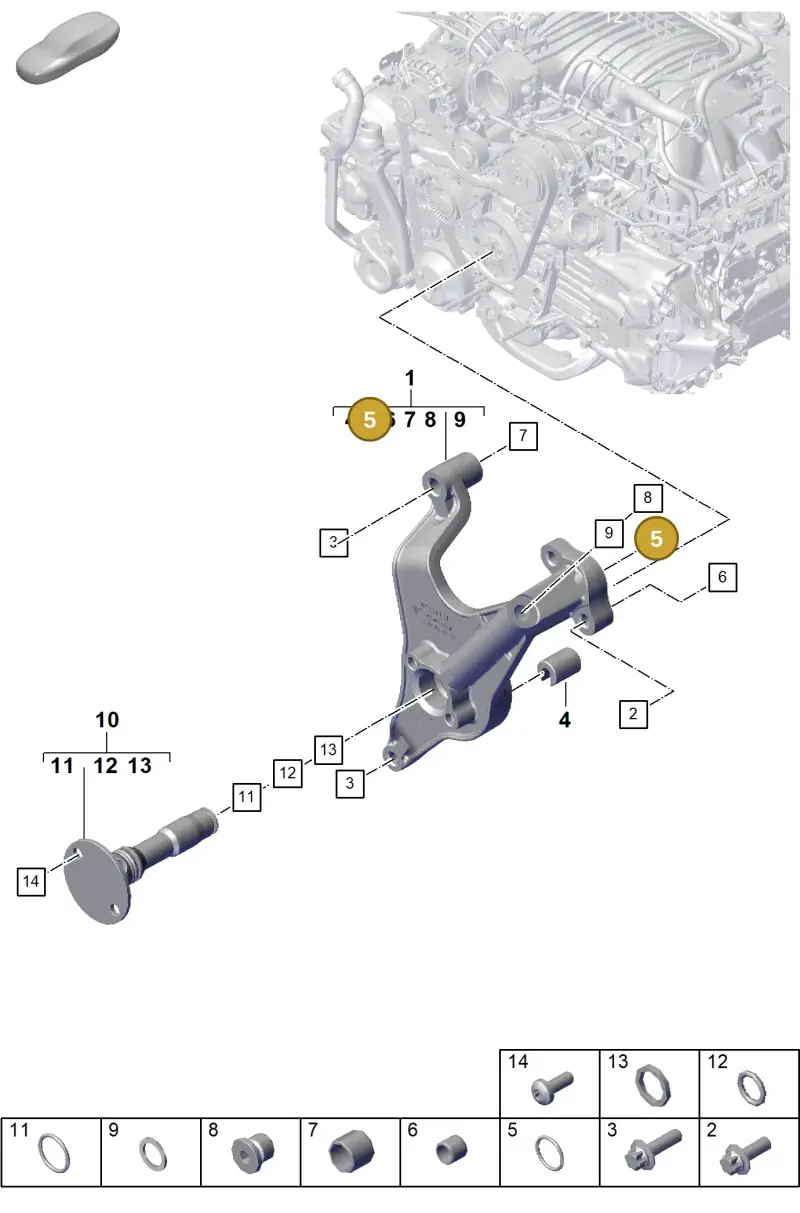 9A700826300 Porsche O-Ring