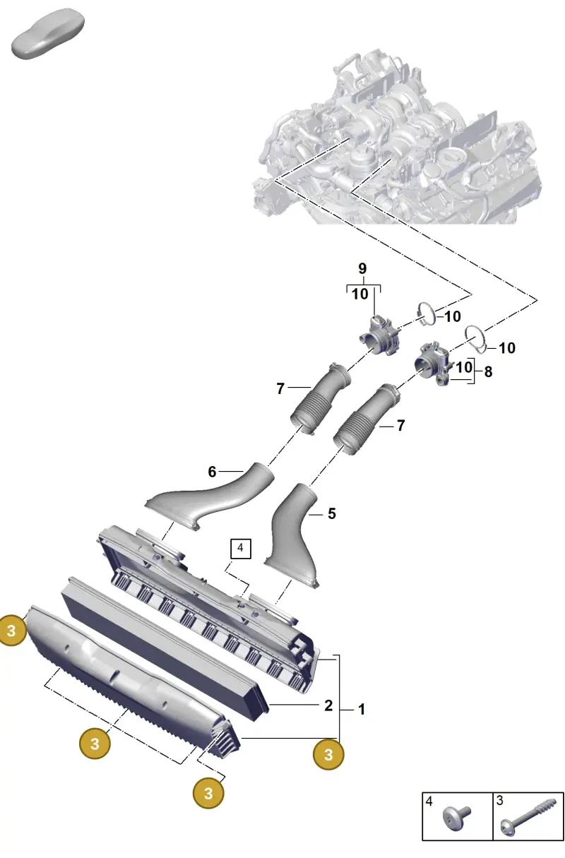 9A700857700 Porsche Oval-Head Screw