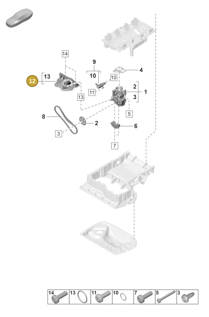 9A711515501 Porsche Intake Manifold